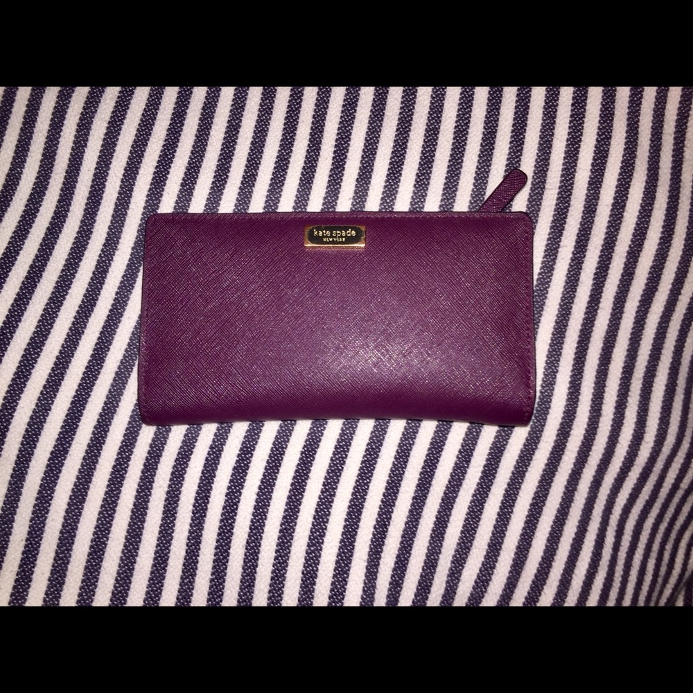 K A T E  S P A D E || purple wallet